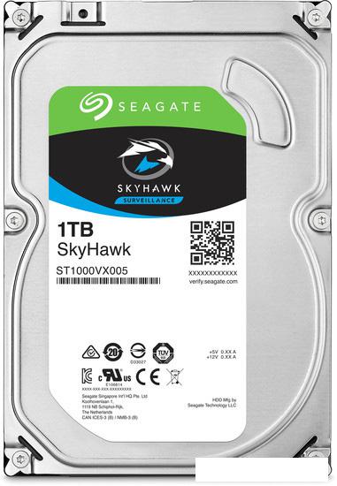 Жесткий диск Seagate Skyhawk 1TB [ST1000VX005] - фото