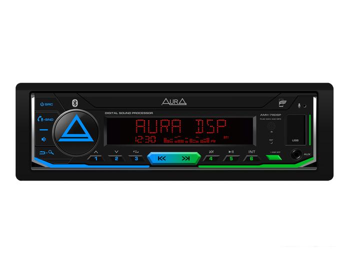 USB-магнитола Aura AMH-78DSP (2023) - фото