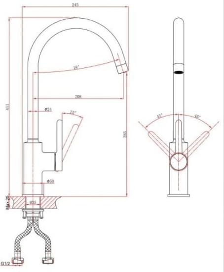 Смеситель A-Five A5-0724 - фото