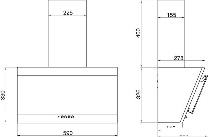 Кухонная вытяжка Elikor Титан 50П-430-К3Д (белый) - фото