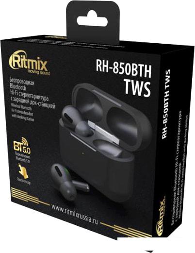 Наушники Ritmix RH-850BTH TWS (черный) - фото