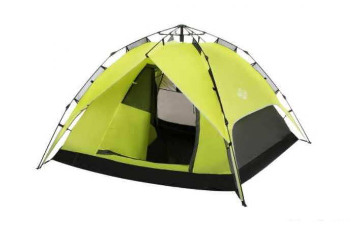 Треккинговая палатка Maclay Swift 3 5311054 (черный/зеленый) - фото
