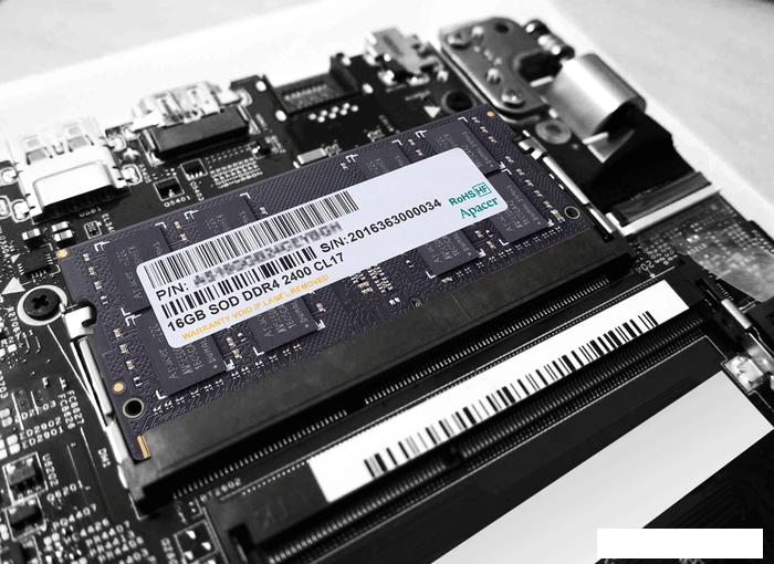 Оперативная память Apacer AS32GGB26CRBBGC 32ГБ DDR4 SODIMM 3200МГц ES.32G2V.PRH - фото