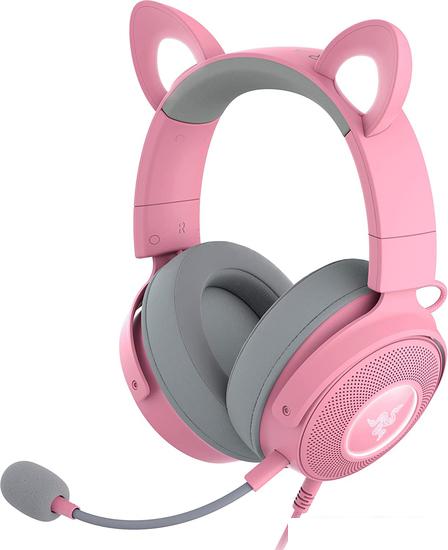 Наушники Razer Kraken Kitty V2 Pro (розовый) - фото