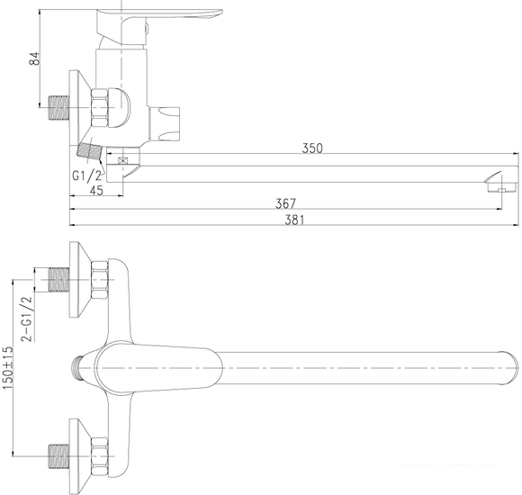 Смеситель Rossinka Silvermix RS32-32 - фото