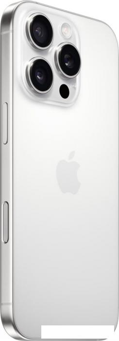 Смартфон Apple iPhone 16 Pro 128GB (белый титан) - фото