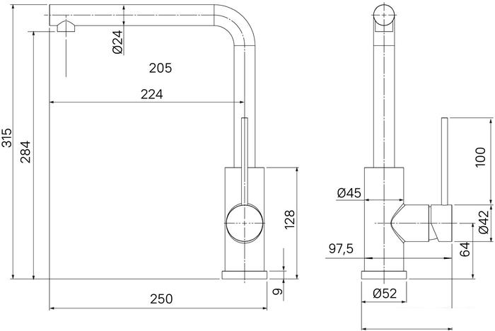 Смеситель IDDIS Rule RULSBL0i05 - фото