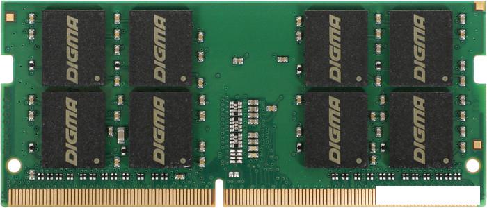 Оперативная память Digma 32ГБ DDR4 SODIMM 2666 МГц DGMAS42666032D - фото