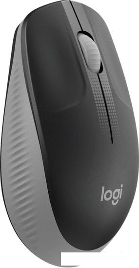 Мышь Logitech M190 (черный/серый) - фото