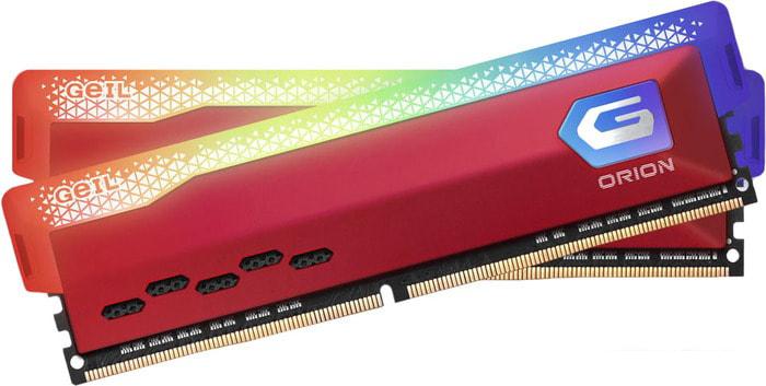 Оперативная память GeIL Orion RGB 2x16GB DDR4 PC4-25600 GOSR432GB3200C16BDC - фото