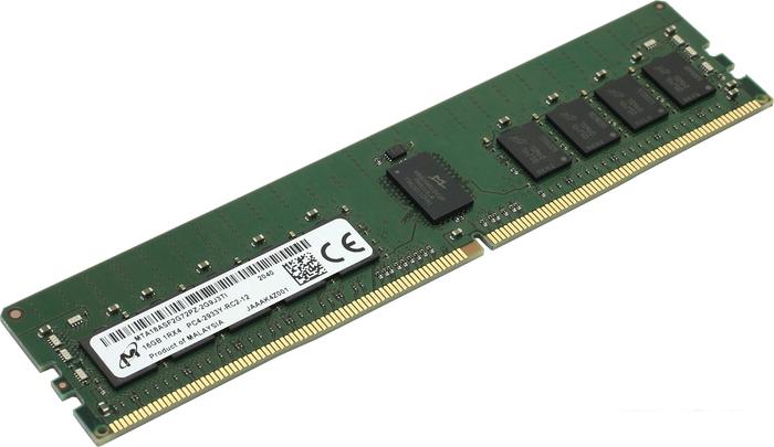 Оперативная память Micron 16GB DDR4 PC4-23400 MTA18ASF2G72PZ-2G9J3 - фото