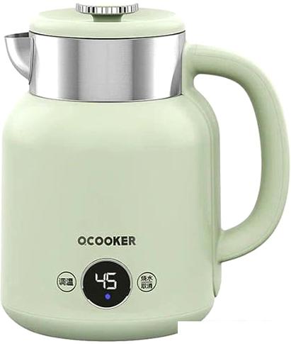 Электрический чайник Qcooker CR-SH1501 (русская версия, зеленый) - фото