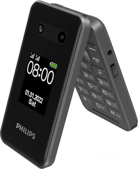 Кнопочный телефон Philips Xenium E2602 (темно-серый) - фото