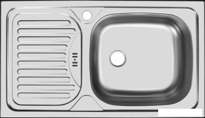 Кухонная мойка Ukinox CLM760.435 GW6K 1R (с сифоном) - фото