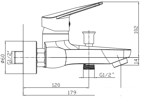 Смеситель Armatura Topaz 4014-010-00 - фото