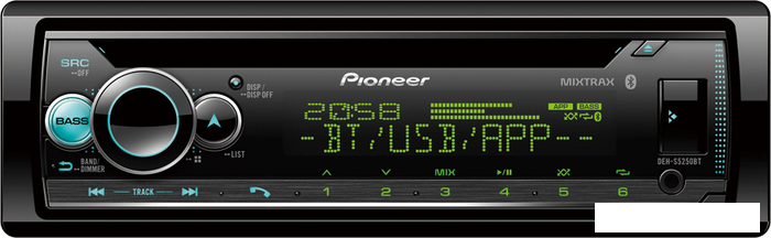 CD/MP3-магнитола Pioneer DEH-S5250BT - фото