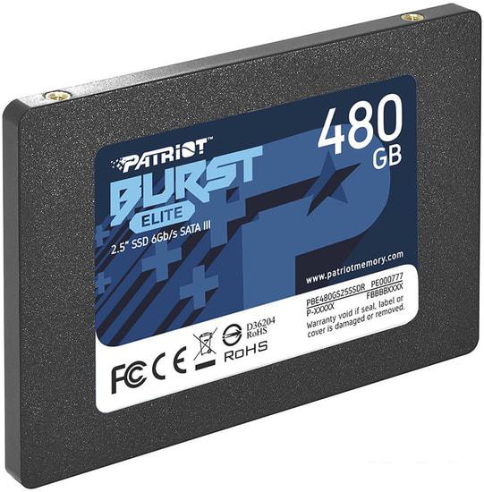 SSD Patriot Burst Elite 480GB PBE480GS25SSDR - фото