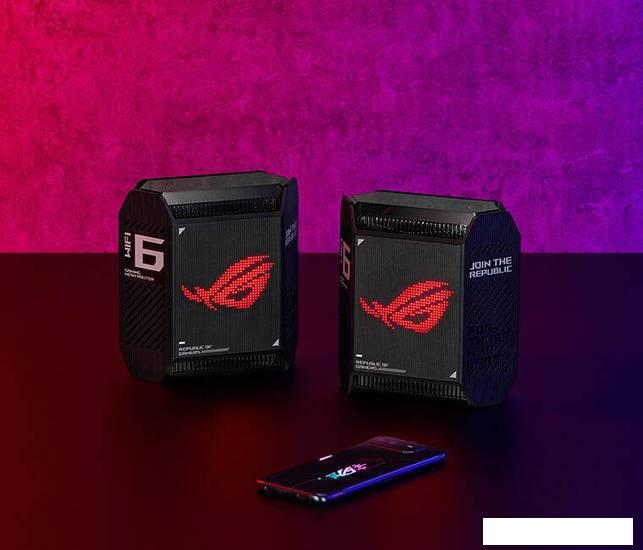 Wi-Fi система ASUS ROG Rapture GT6 (2 шт., черный) - фото