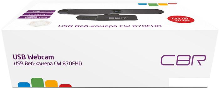Веб-камера CBR CW 870FHD (чёрный) - фото