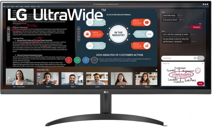 Монитор LG UltraWide 34WP500-B - фото