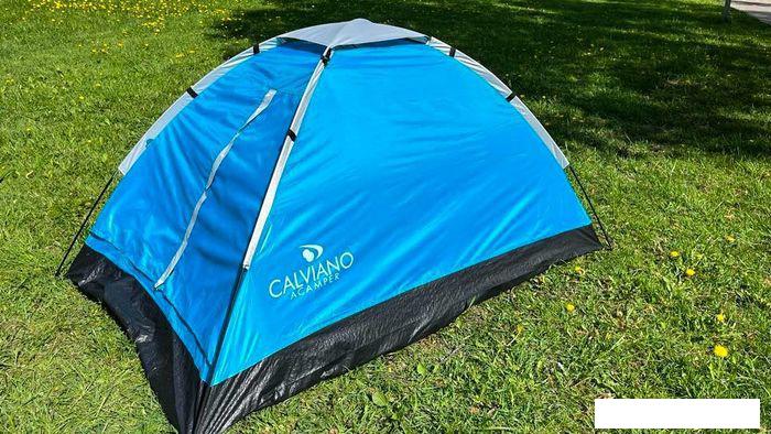 Треккинговая палатка Calviano Acamper Domepack 2 (синий) - фото