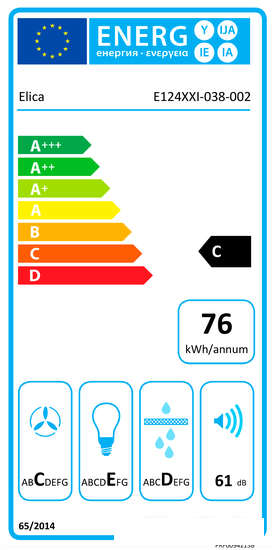 Кухонная вытяжка Elica Elite 26 IX/A/90/VT PRF0094215B - фото