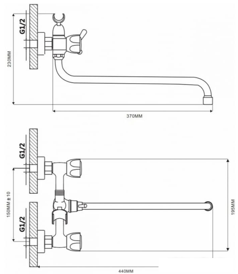 Смеситель Ekko E26019-4 - фото