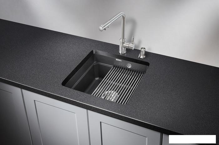 Кухонная мойка Granula KS-4501 (черный) - фото