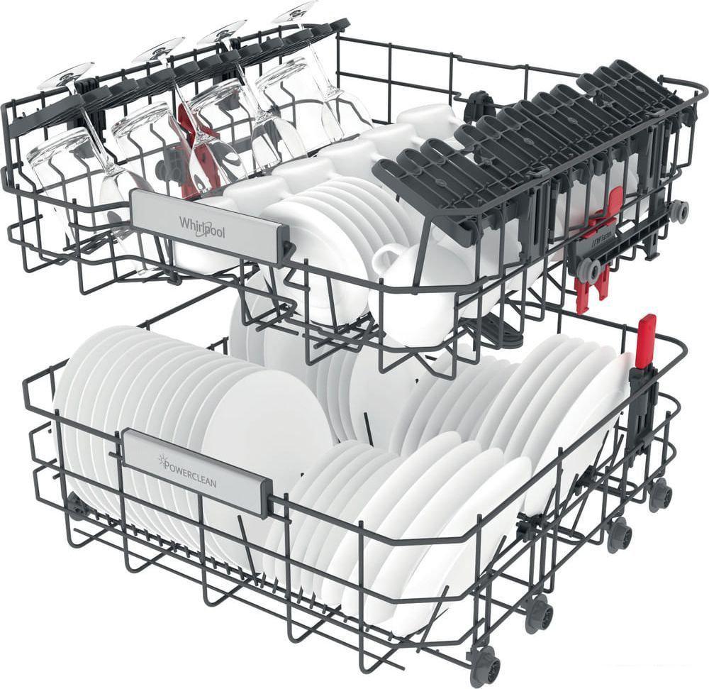 Встраиваемая посудомоечная машина Whirlpool WIO 3T126 PFE - фото