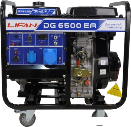 Дизельный генератор Lifan DG6500EA - фото