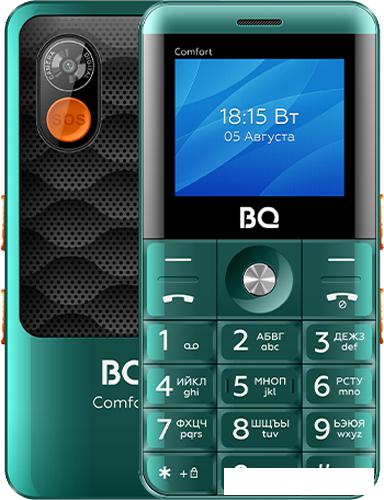 Кнопочный телефон BQ-Mobile BQ-2006 Comfort (зеленый) - фото