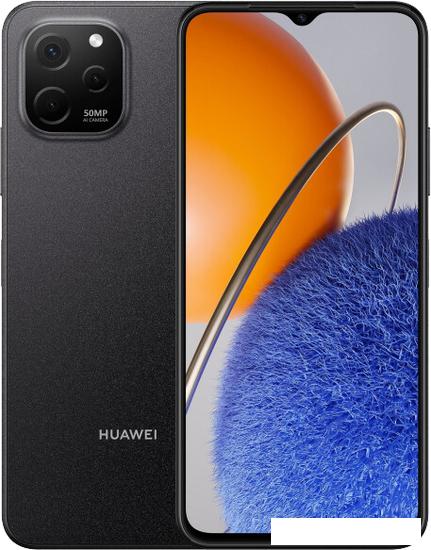 Смартфон Huawei Nova Y61 EVE-LX9N 4GB/128GB с NFC (полночный черный) - фото