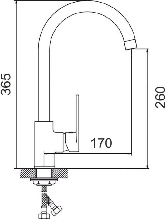 Смеситель Gota Rocio Galicia 033310-GOTA - фото