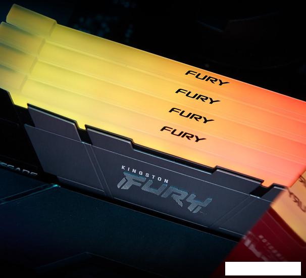 Оперативная память Kingston FURY Renegade RGB 2x16ГБ DDR4 3600МГц KF436C16RB12AK2/32 - фото