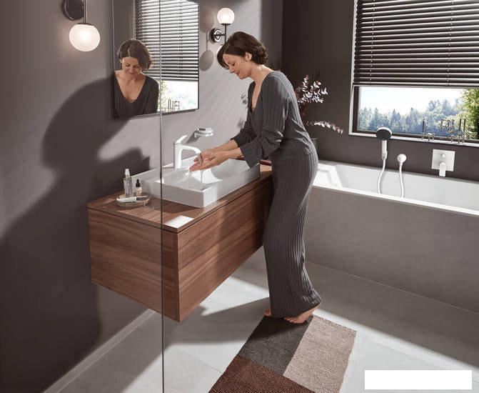 Душевая лейка Hansgrohe Pulsify Select 105 3jet Activation 24100700 (белый матовый) - фото