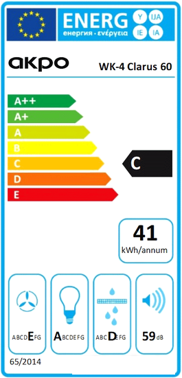Кухонная вытяжка Akpo Clarus eco 60 WK-4 (белый) - фото