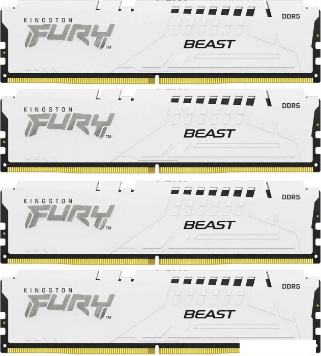 Оперативная память Kingston FURY Beast 4x16ГБ DDR5 6000 МГц KF560C40BWK4-64 - фото