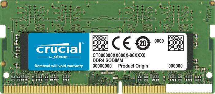 Оперативная память Crucial 32GB DDR4 SODIMM PC4-25600 CT32G4SFD832A - фото