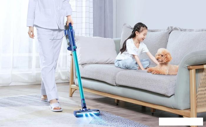 Пылесос LEACCO S31 Cordless Vacuum Cleaner (синий) - фото