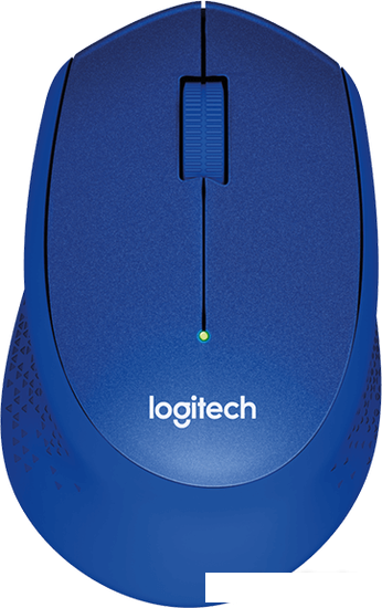 Мышь Logitech M330 Silent Plus (синий) [910-004910] - фото