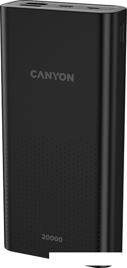 Внешний аккумулятор Canyon CNE-CPB2001B 20000mAh (черный) - фото