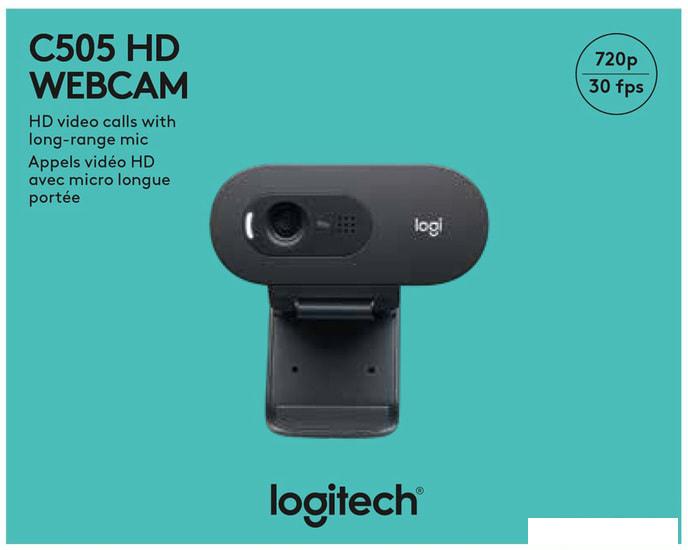 Веб-камера Logitech C505 - фото