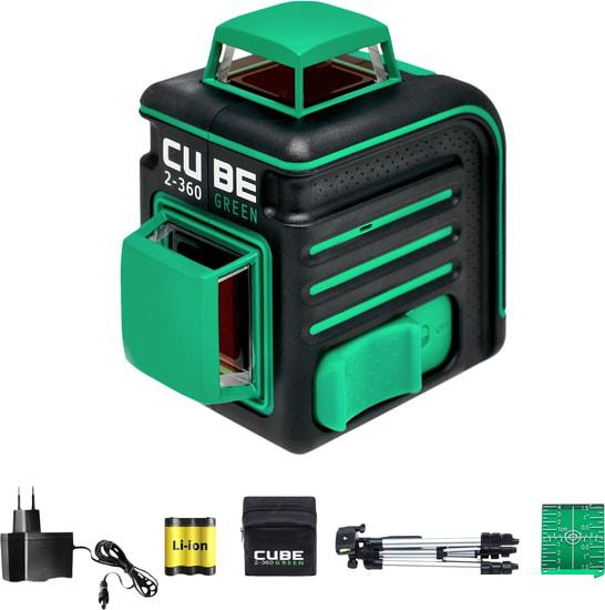 Лазерный нивелир ADA Instruments Cube 2-360 Green Professional Edition А00534 - фото