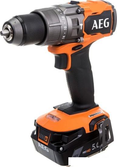 Ударная дрель-шуруповерт AEG Powertools BSB 18C3BL-502C 4935478939 (с 2-мя АКБ 5 Ач, кейс) - фото