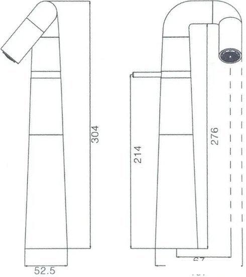 Смеситель Haiba HB11813-7 - фото