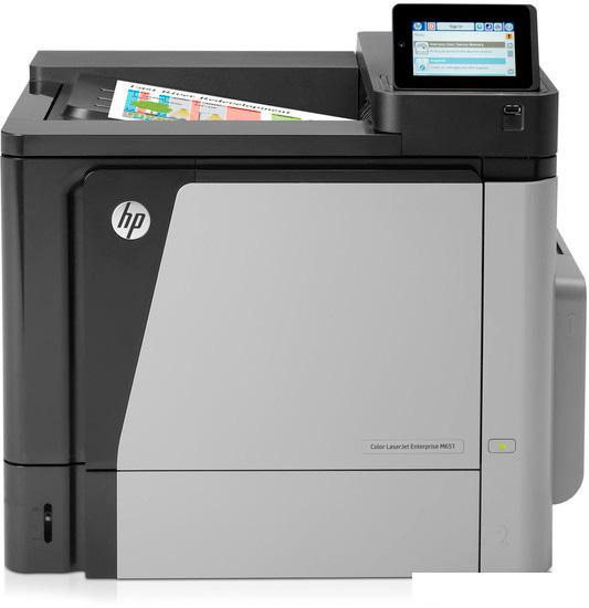 Принтер HP Color LaserJet Enterprise M651n (CZ255A) - фото