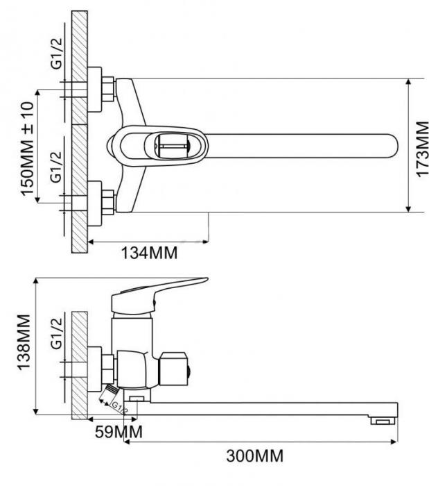 Смеситель Econoce EC0241 - фото