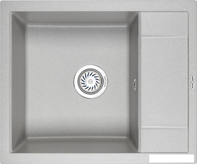 Кухонная мойка Krona Flugel WR600-500 1 (серый) - фото