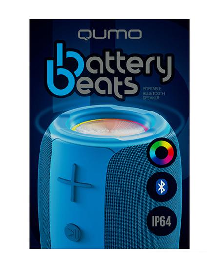 Беспроводная колонка QUMO BatteryBeats (синий) - фото