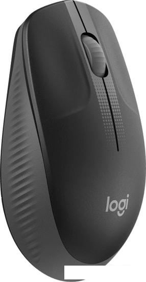 Мышь Logitech M190 (черный/темно-серый) - фото